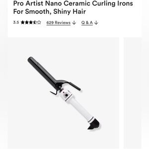 Hot Tools Pro Artist Nano Ceramic Curling Iron 1” Barrel NWOB